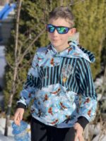 Schnittmuster und Nähanleitung Sweater Hoodie Pullover Skylar für Jungen Größe 74-176 – Bild 9