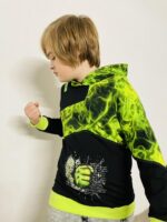Schnittmuster und Nähanleitung Sweater Hoodie Pullover Skylar für Jungen Größe 74-176 – Bild 10