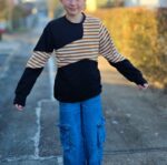 Schnittmuster und Nähanleitung Sweater Pullover Hoodie Skylar für Mädchen Größe 74-176 – Bild 15