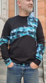 Schnittmuster und Nähanleitung Sweater Pullover Hoodie Skylar für Herren Größe 42-60 – Bild 12