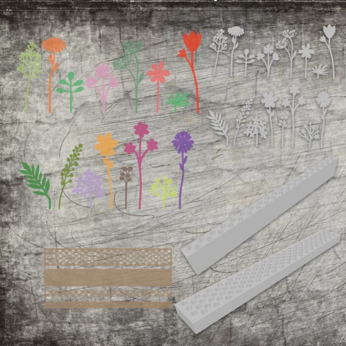 Steckblumen Vorschau *Steckblumen* 3D Druck-, Laser- und Plotterdatei – Bild 1