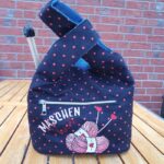 Projektbeutel satter WollSchlingeL – Bild 7