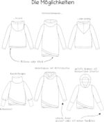 langer KaPUHzenPulli Gr. 32 - 50 – Bild 3